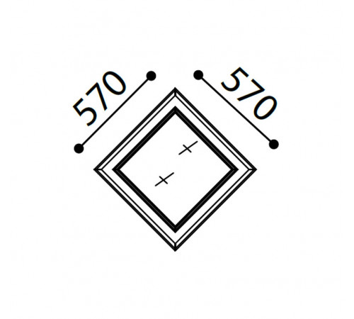 Зеркало для комода в спальню Алегро ALEG-24