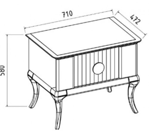 Прикроватная тумба Песаро (PESARO) PESR-27