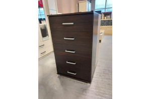 Узкий бельевой комод Мира MIRA-28 венге