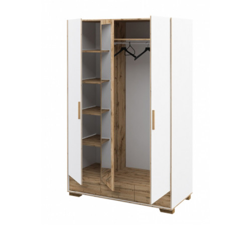 Шкаф для одежды трехстворчатый Сканди МН-036-33