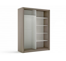 Двухстворчатый шкаф-купе для одежды СЛ-9 Лацио